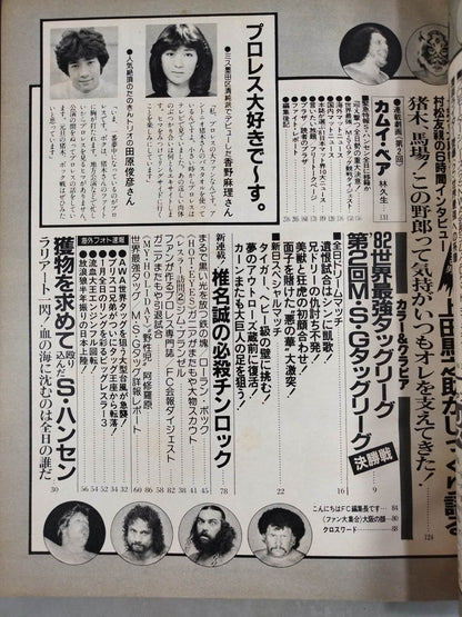 Monthly Big Wrestler February 1982 issue