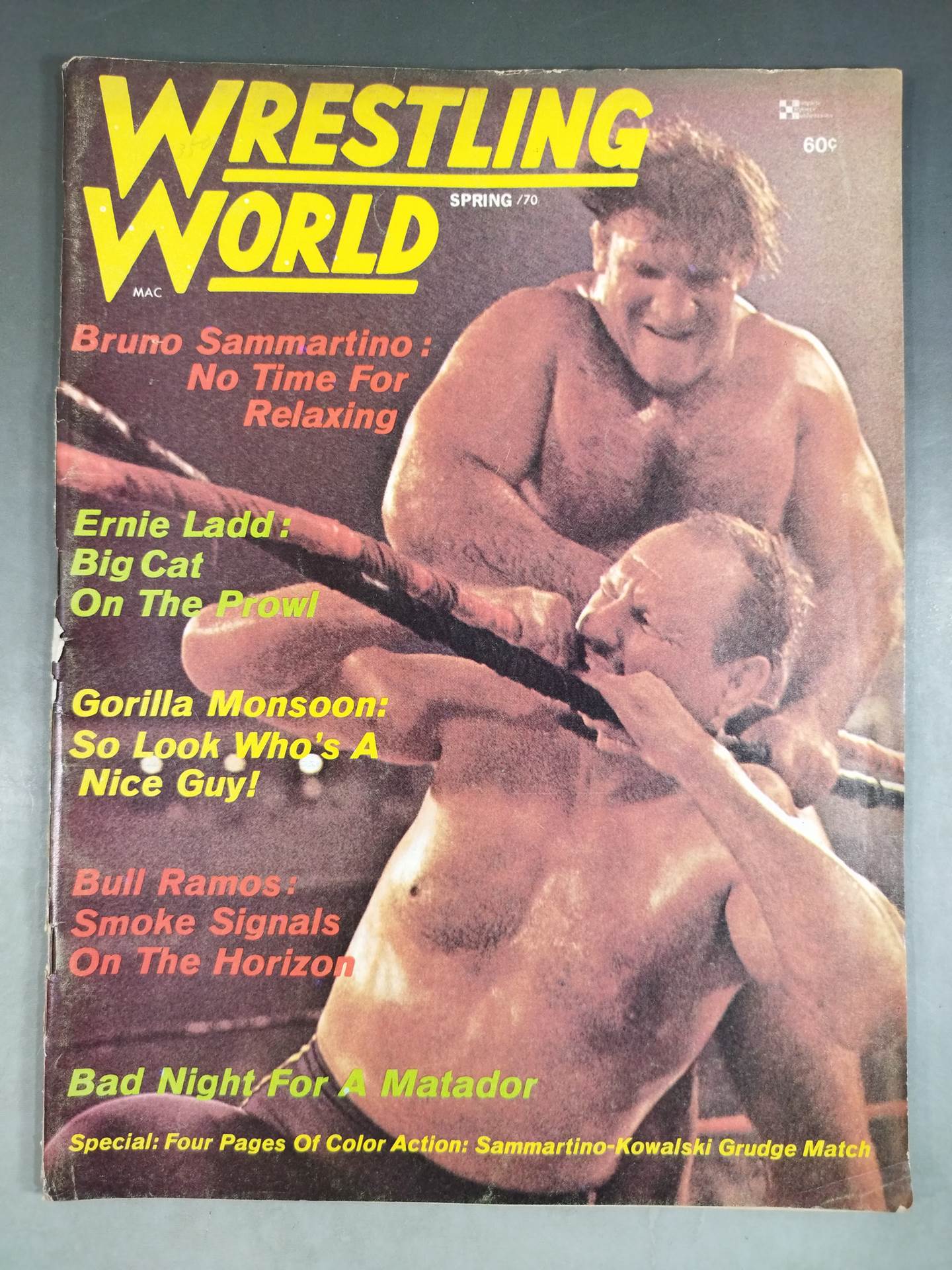 WRESTLING WORLD 1970 SPRING