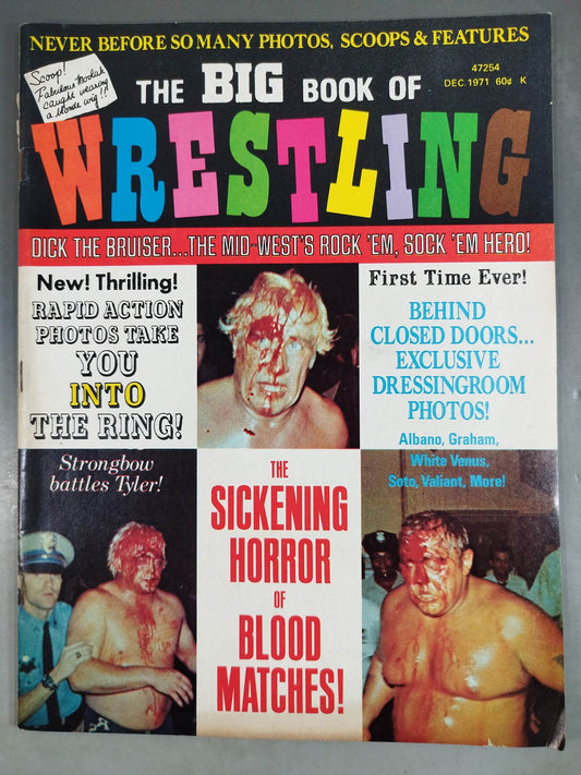 THE BIG BOOK OF Wrestling  December 1971 issue