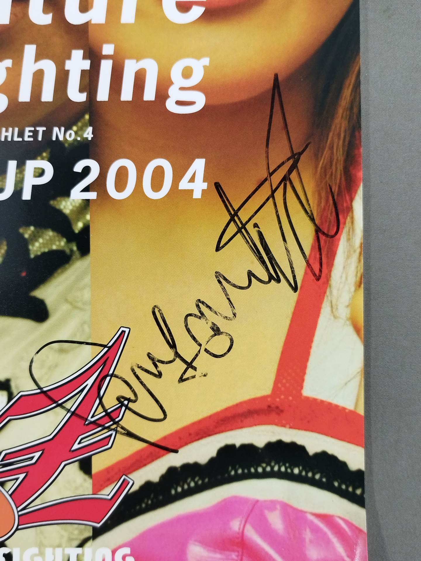 [2 fighters hand signed autograph 】AtoZ / Official Pamphlet No.4