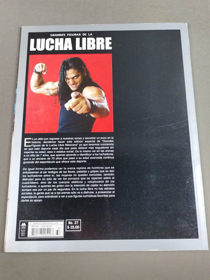GRANDES FIGURAS DE LA LUCHA LIBRE NUMERO 37