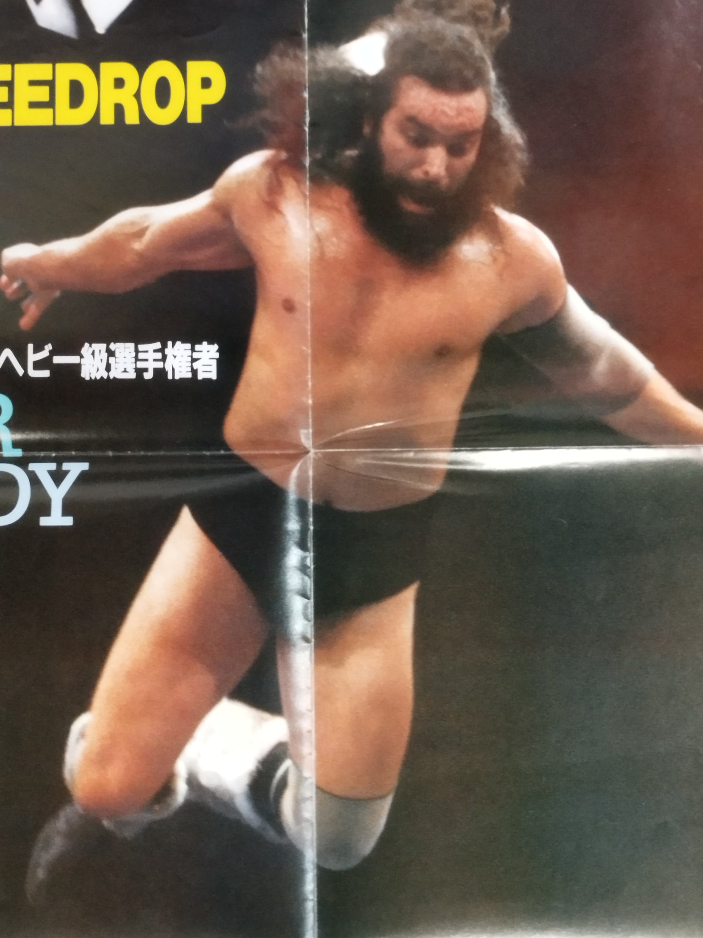 ブルーザー・ブロディ 雑誌付録ポスター