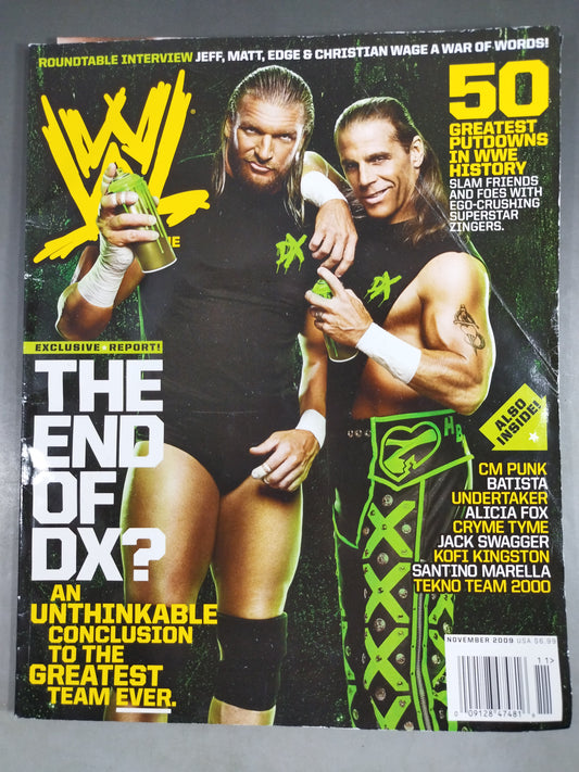 WWE MAGAZINE November 2009 issue
