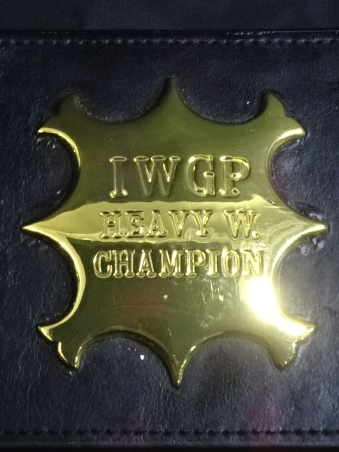 ★ Hiroshi Tanahashi & Togi Makabe  2 hand signed autographs ! IWGP ★ heavy weight championship belt (2nd )