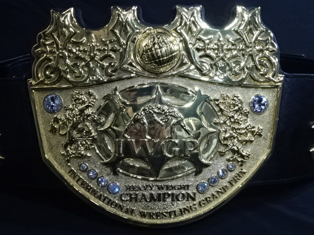 ★ Hiroshi Tanahashi & Togi Makabe  2 hand signed autographs ! IWGP ★ heavy weight championship belt (2nd )