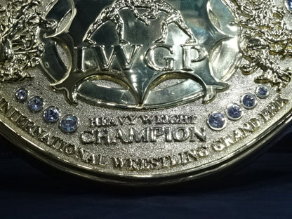★ Hiroshi Tanahashi & Togi Makabe  2 hand signed autographs ! IWGP ★ heavy weight championship belt (2nd )