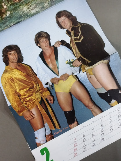 1984 Gong Superstar Wrestling Calendar