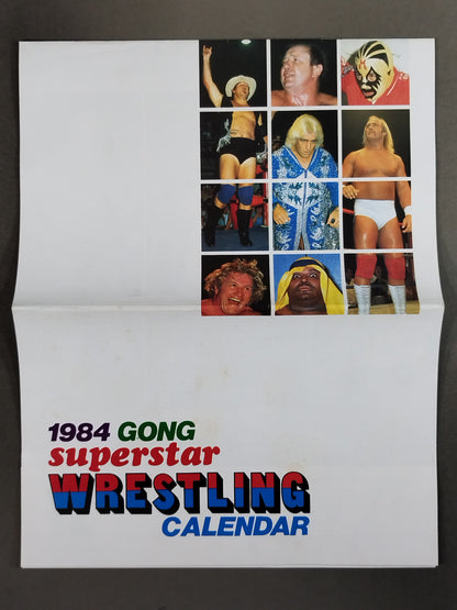 1984 Gong Superstar Wrestling Calendar