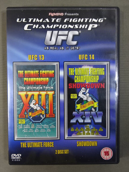 UFC 13 THE ULTIMATE FORCE & UFC 14 SHOWDOWN