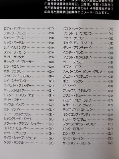 WORLD WRESTLERS ’84 COLOR GUIDE