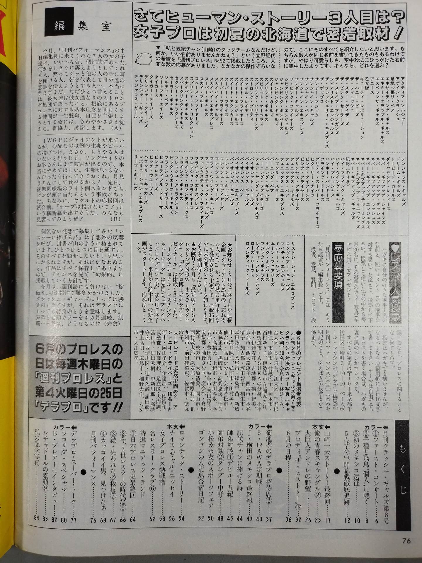 デラックスプロレス 1985年7月号