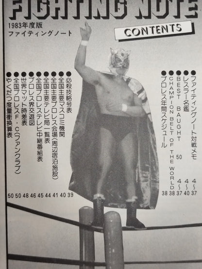 ★ Let's take note of the thrilling battles! ★ Fighting Notes 1983 Edition
