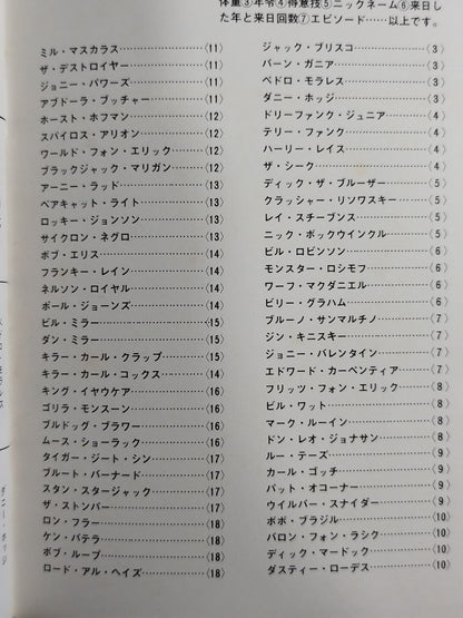’74世界レスラー名鑑