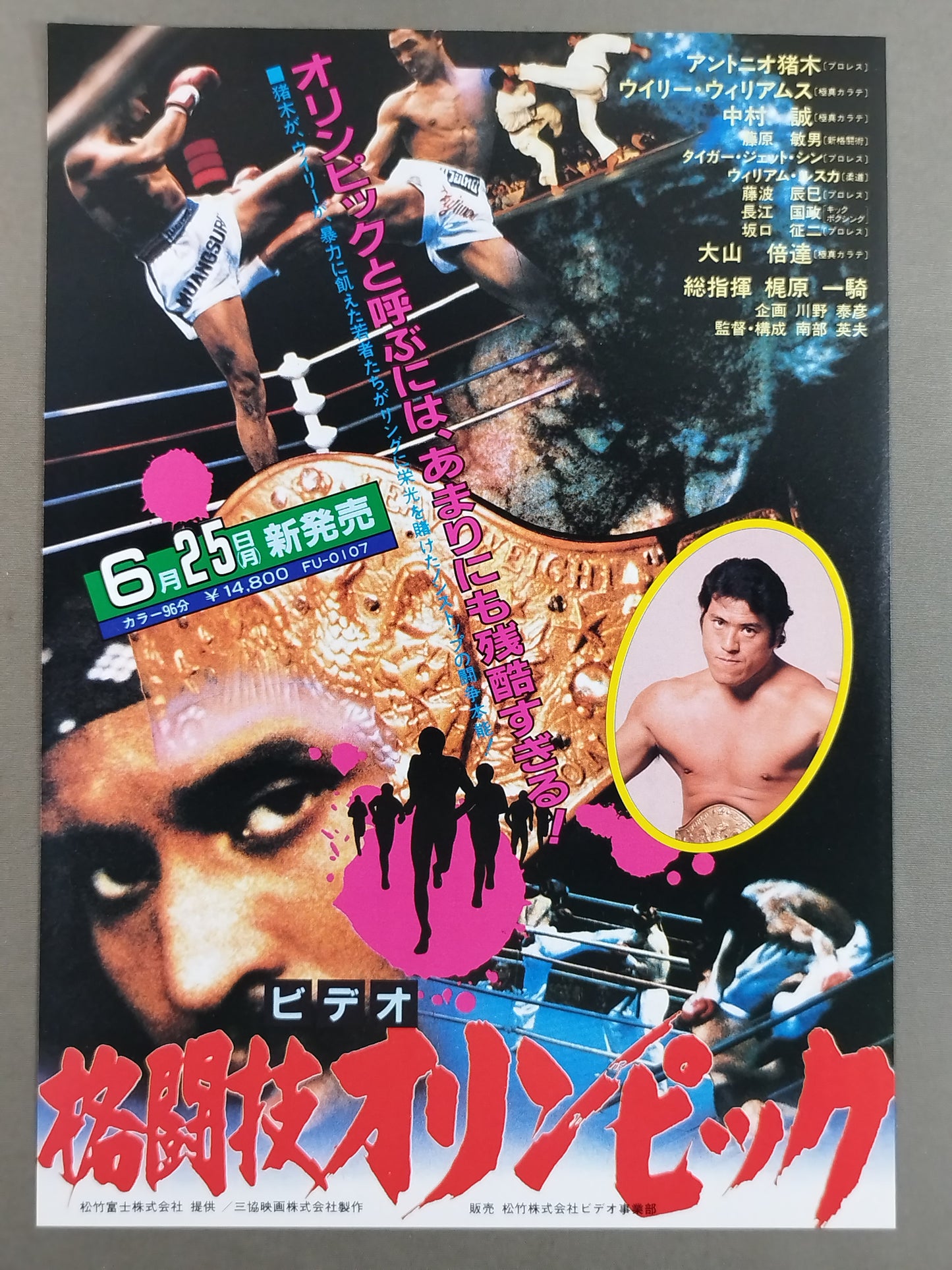 Martial Arts Olympics VHS Flyer Set