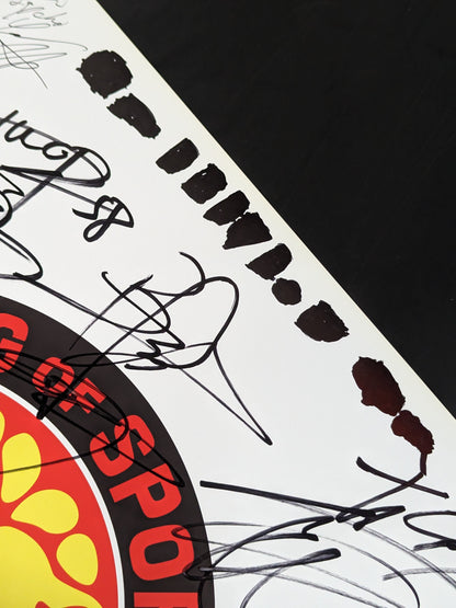 新日本プロレス 28選手直筆サイン寄せ書き(ライオンマーク特大厚紙)