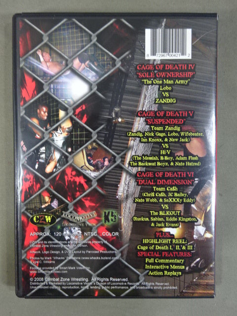 CZW ULTRAVIOLENT cage fighting