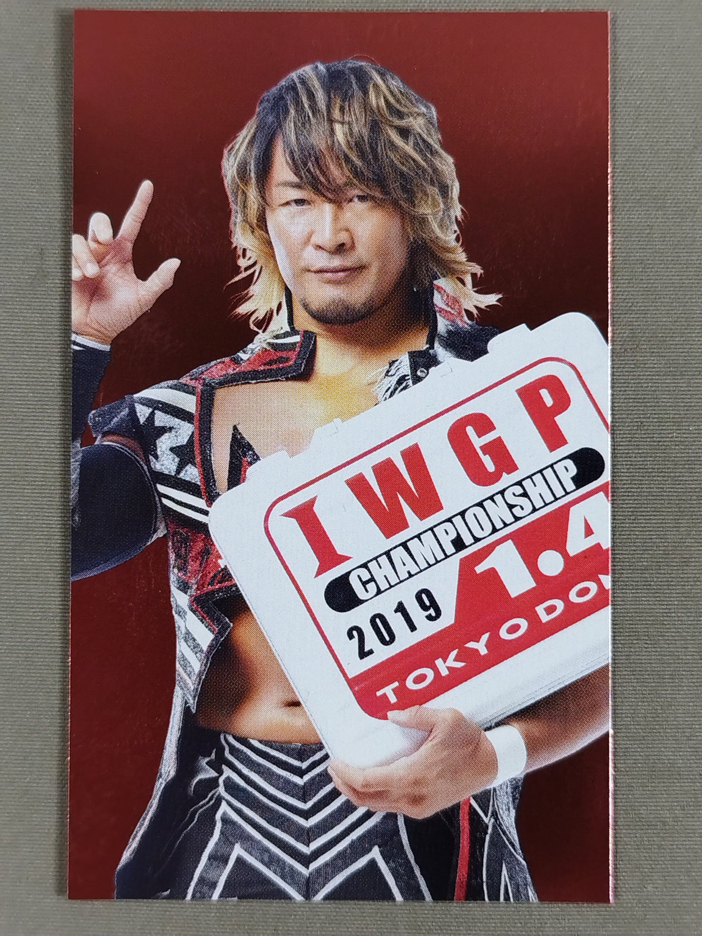 Hiroshi Tanahashi  business card(not sold in stores )
