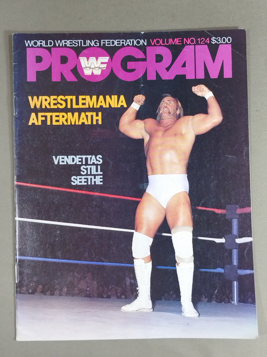 ★ホーガンvsムラコ 王座戦★WWF OFFICIAL PROGRAM No.124