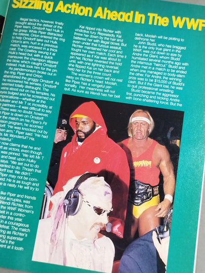 ★ホーガンvsムラコ 王座戦★WWF OFFICIAL PROGRAM No.124