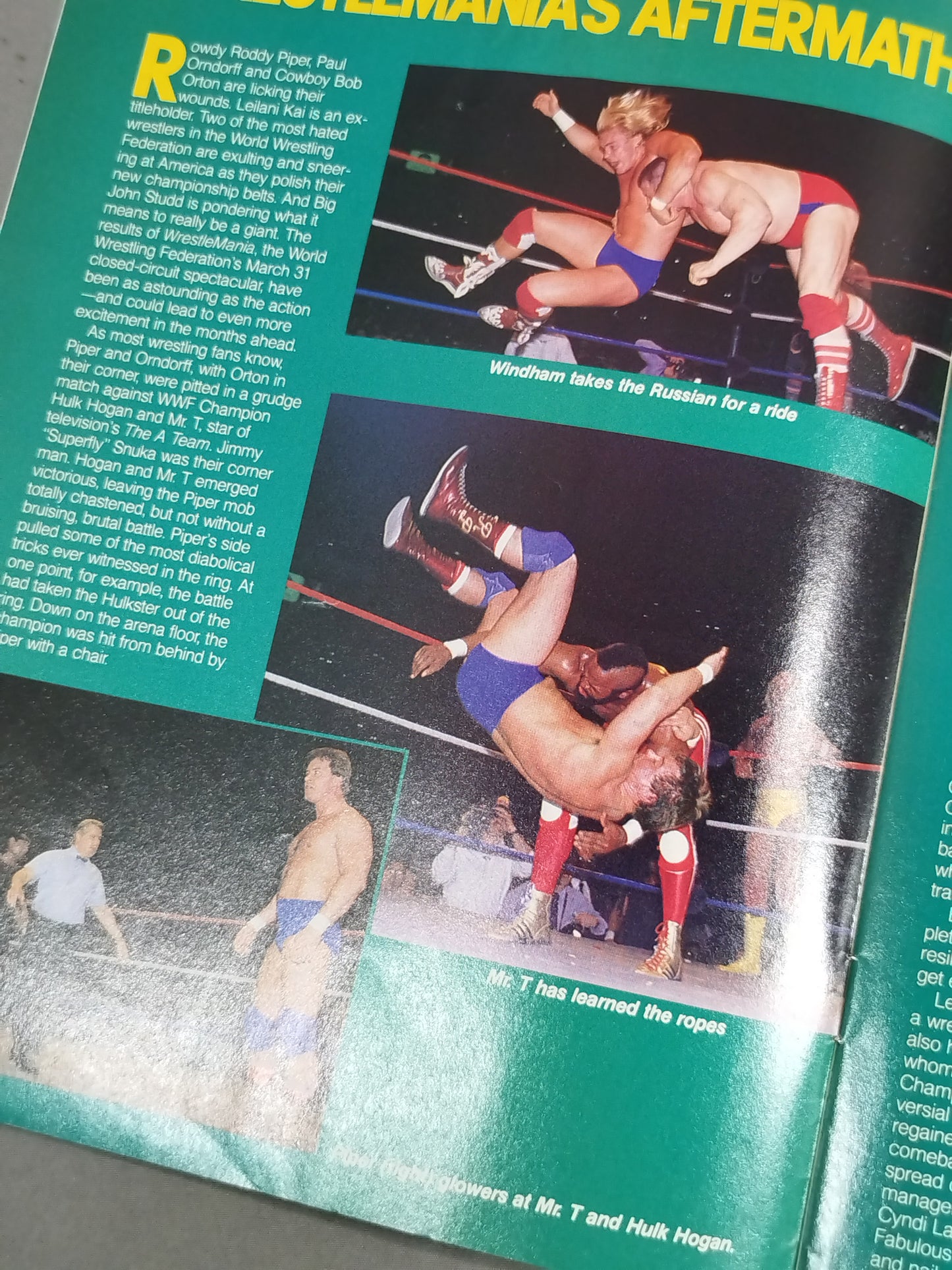 ★ホーガンvsムラコ 王座戦★WWF OFFICIAL PROGRAM No.124