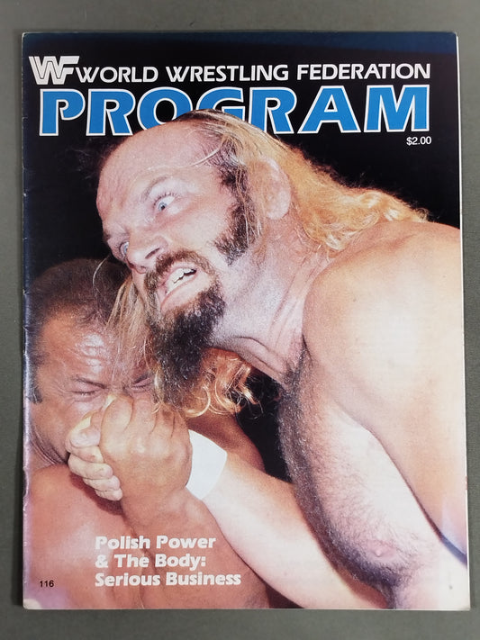 WWF OFFICIAL PROGRAM No.116
