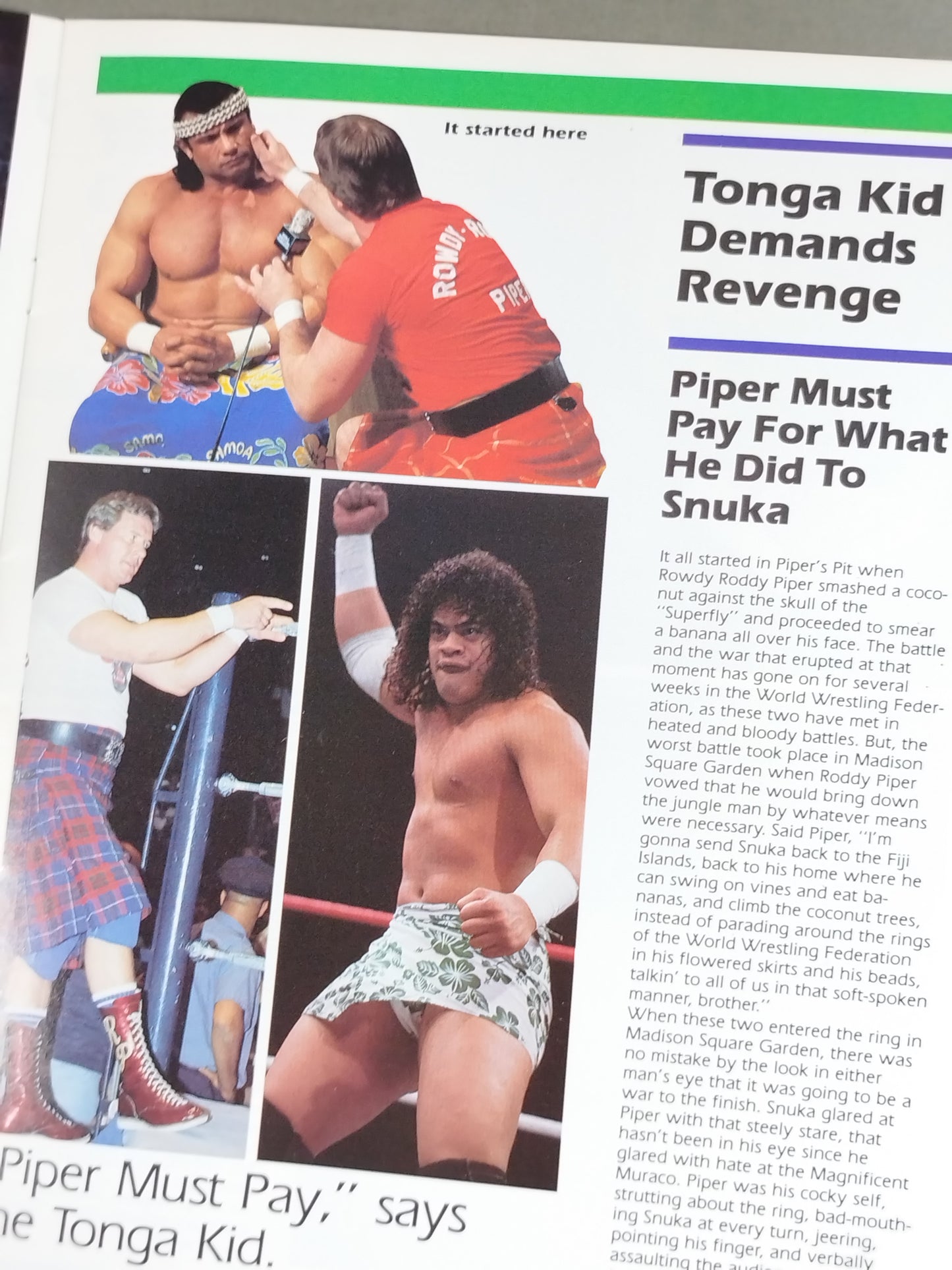 WWF OFFICIAL PROGRAM No.118