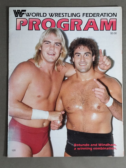 WWF OFFICIAL PROGRAM No.120