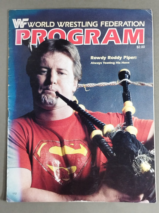 WWF OFFICIAL PROGRAM No.112