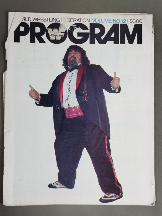 WWF OFFICIAL PROGRAM No.121
