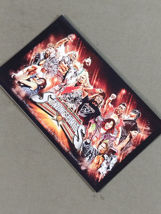 新日本プロレス「STRONG SPIRITS」ステッカー