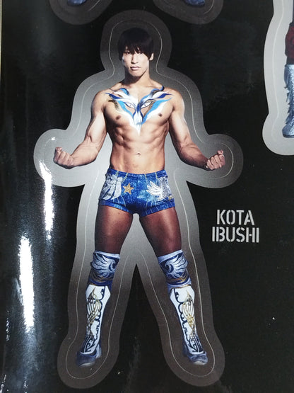新日本プロレス×ボディアート ステッカー