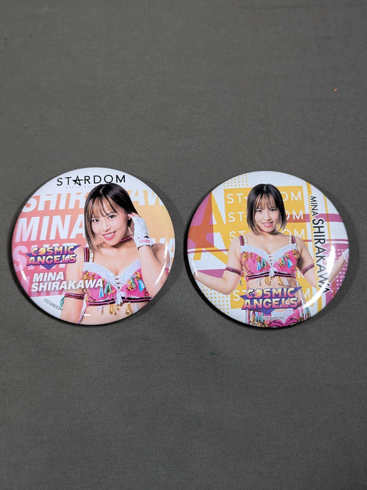 ★弾けるワールドワイド・ヴィーナス★ 白川未奈 缶バッジセット②