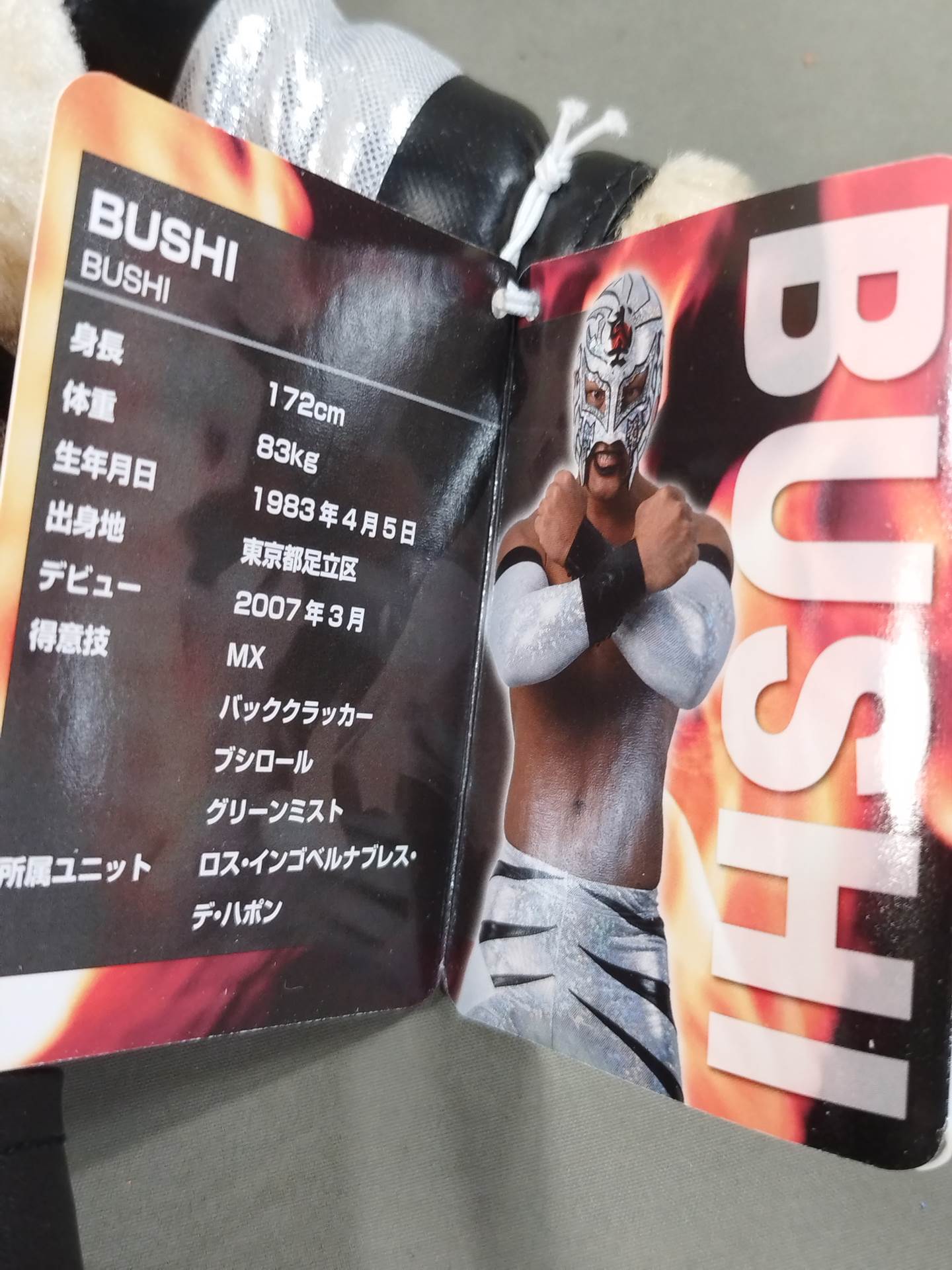 【hand signed autograph】 BUSHI  " Mane Kuma."