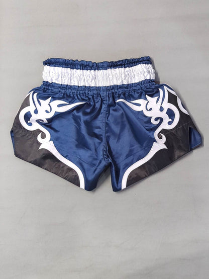 FLUORY Muay Thai Shorts (1) (Blue)