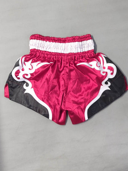 FLUORY Muay Thai Shorts (2) (Red)