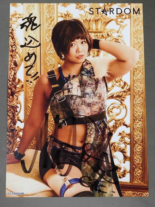 MIRAI 直筆サイン入り スターダムポートレート(B-9)