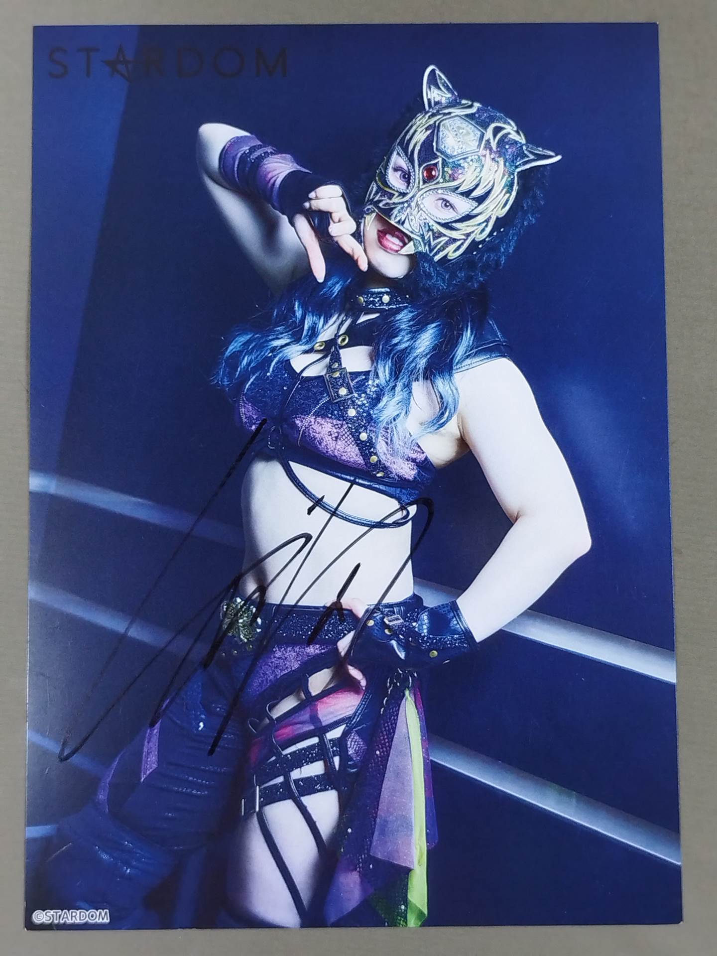 スターライト・キッド 直筆サイン入り スターダムポートレート(C-7)