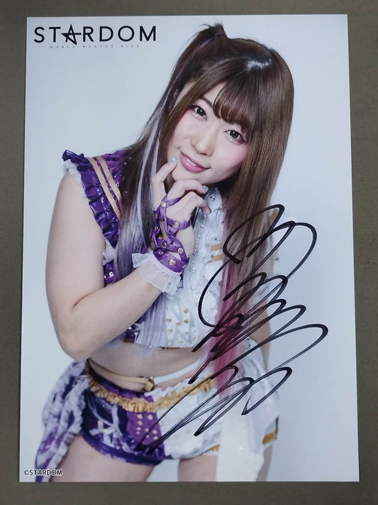 中野たむ 直筆サイン入り スターダムポートレート(B-4)