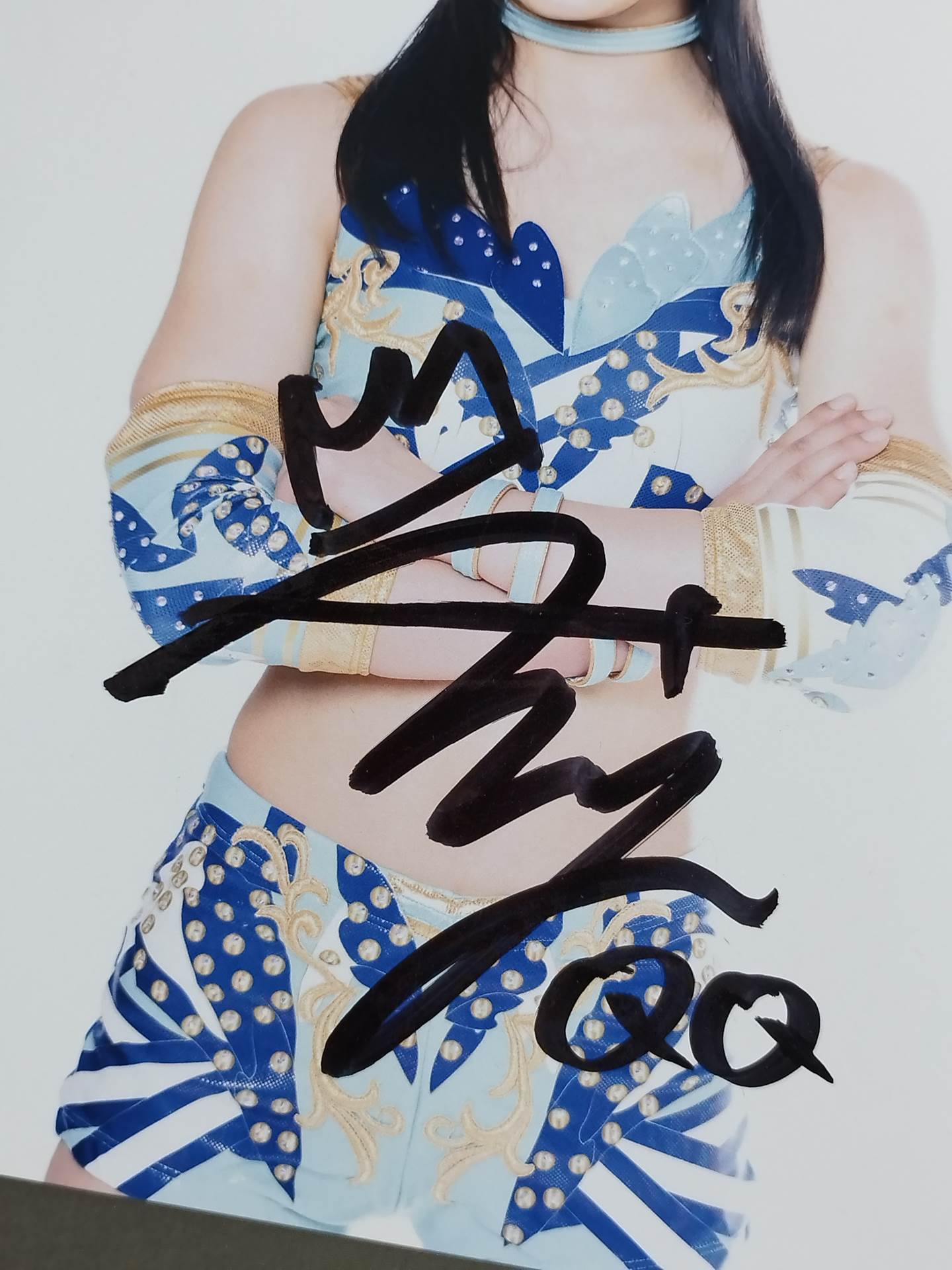 天咲光由 直筆サイン入り スターダムポートレート(H-8)