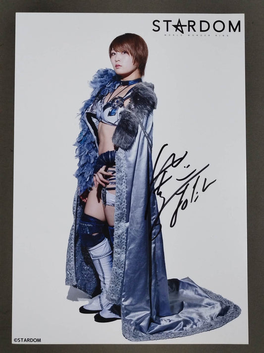 安納サオリ 直筆サイン入り スターダムポートレート(C-2)
