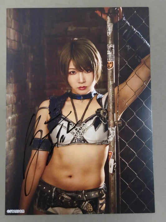 安納サオリ 直筆サイン入り スターダムポートレート(C-3)
