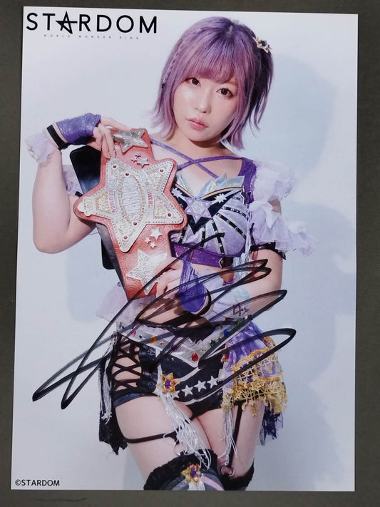 中野たむ 直筆サイン入り スターダムポートレート(B-7)