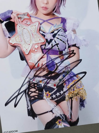 中野たむ 直筆サイン入り スターダムポートレート(B-7)
