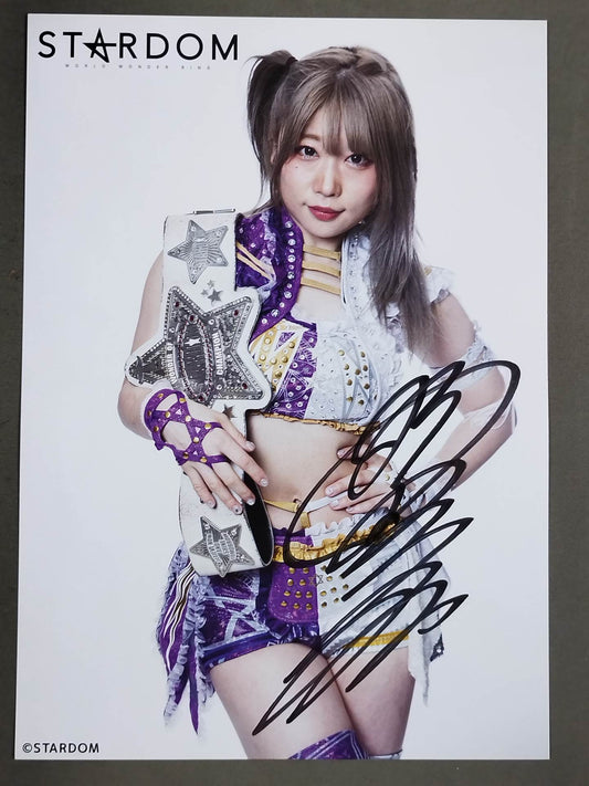 中野たむ 直筆サイン入り スターダムポートレート(B-8)