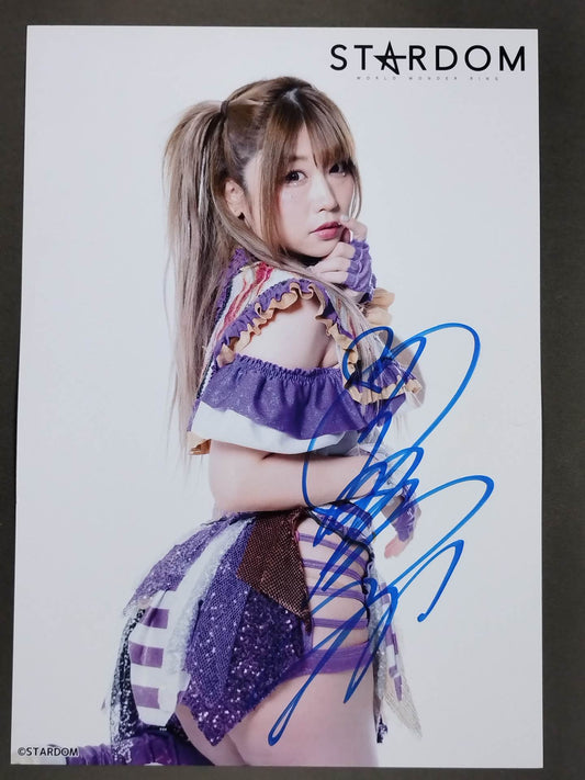 中野たむ 直筆サイン入り スターダムポートレート(B-9)