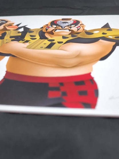 ★坂井永年氏 原画作品★「暴走戦士」ザ・ロード・ウォリアーズ(ホーク＆アニマル)