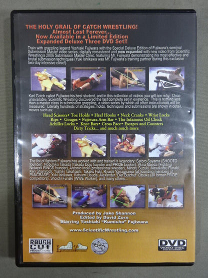 Yoshiak i”Kumicho” Fujiwara SUBMISSION MASTER SPECIAL EXPANDED DELUXE THREE DVD SET ★LIMITED EDITION★