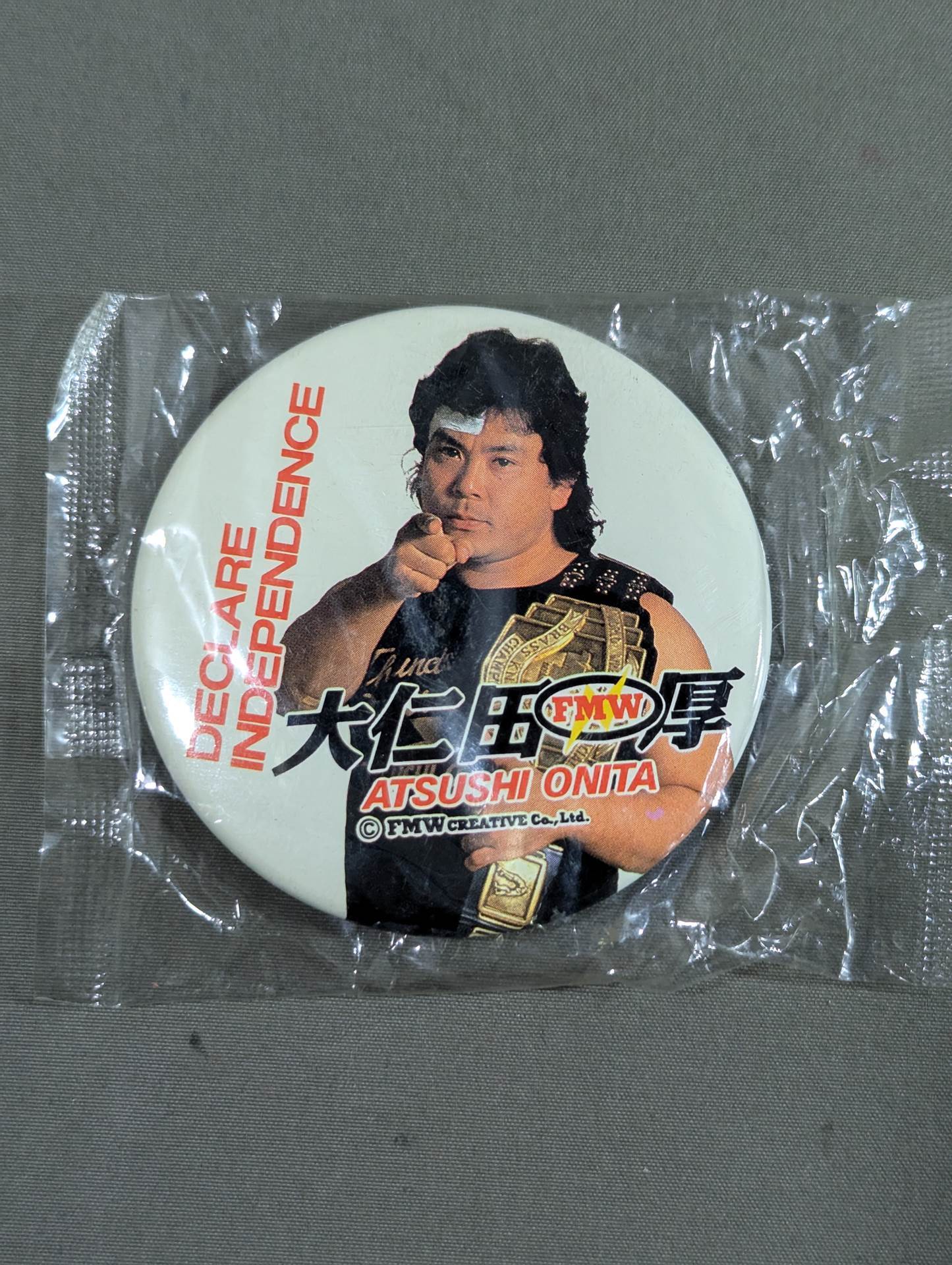 大仁田厚 缶バッジ