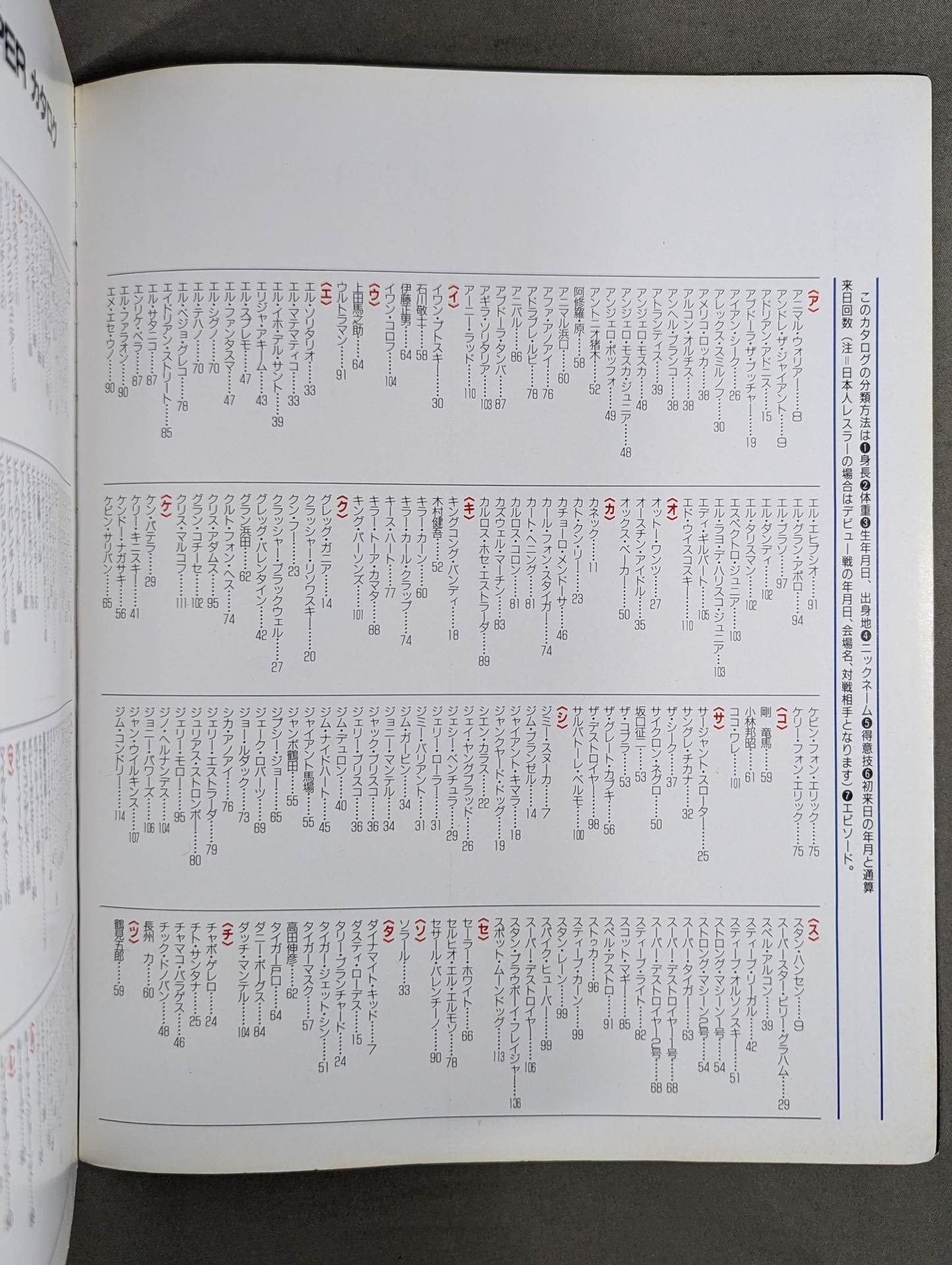 ゴング増刊号 85プロレスオールスターSUPERカタログ