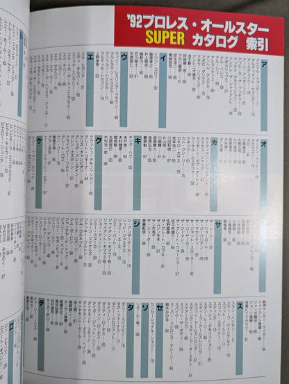 ゴング増刊号 92プロレスオールスターSUPERカタログ